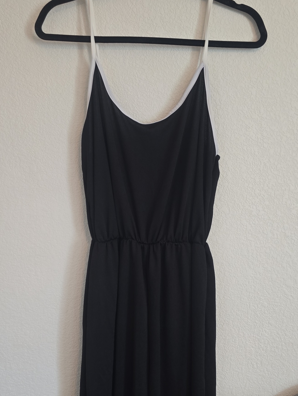 Boohoo Plus Black Jumpsuit with White Trim US20